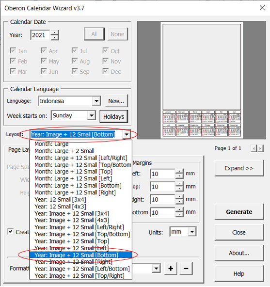 Cara Membuat Kalender di CorelDRAW