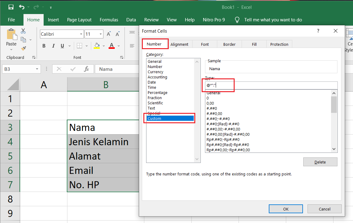 Cara Mudah Membuat Titik Dua di Excel