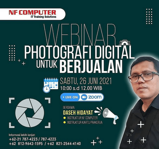 Webinar - Fotografi Digital Untuk Berjualan