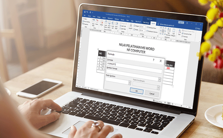  Cara Menjumlah Otomatis di Ms Word (Part-1)