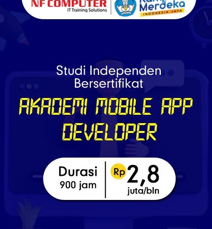  Akademi Mobile App Developer – Studi Independen Bersertiﬁkat Kampus Merdeka