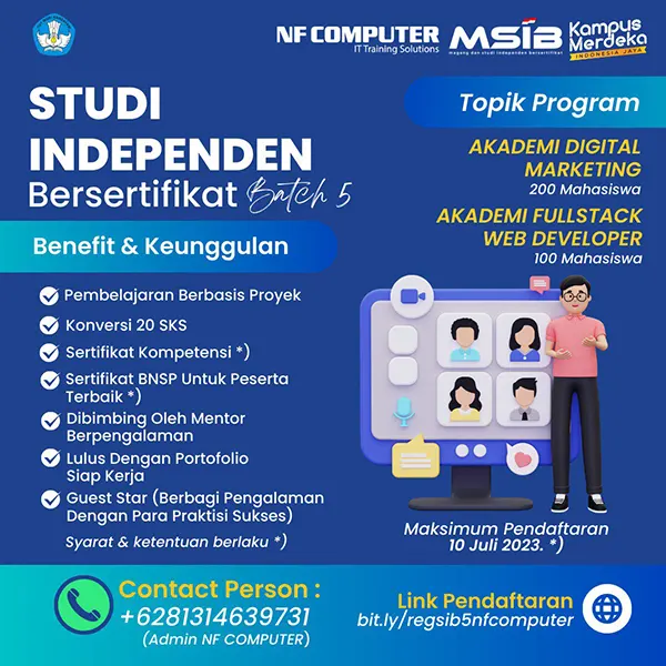 Studi Independen Bersertifikat - Kampus Merdeka Batch 5