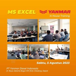 Inhouse Training Microsoft Excel di PT. Yanmar