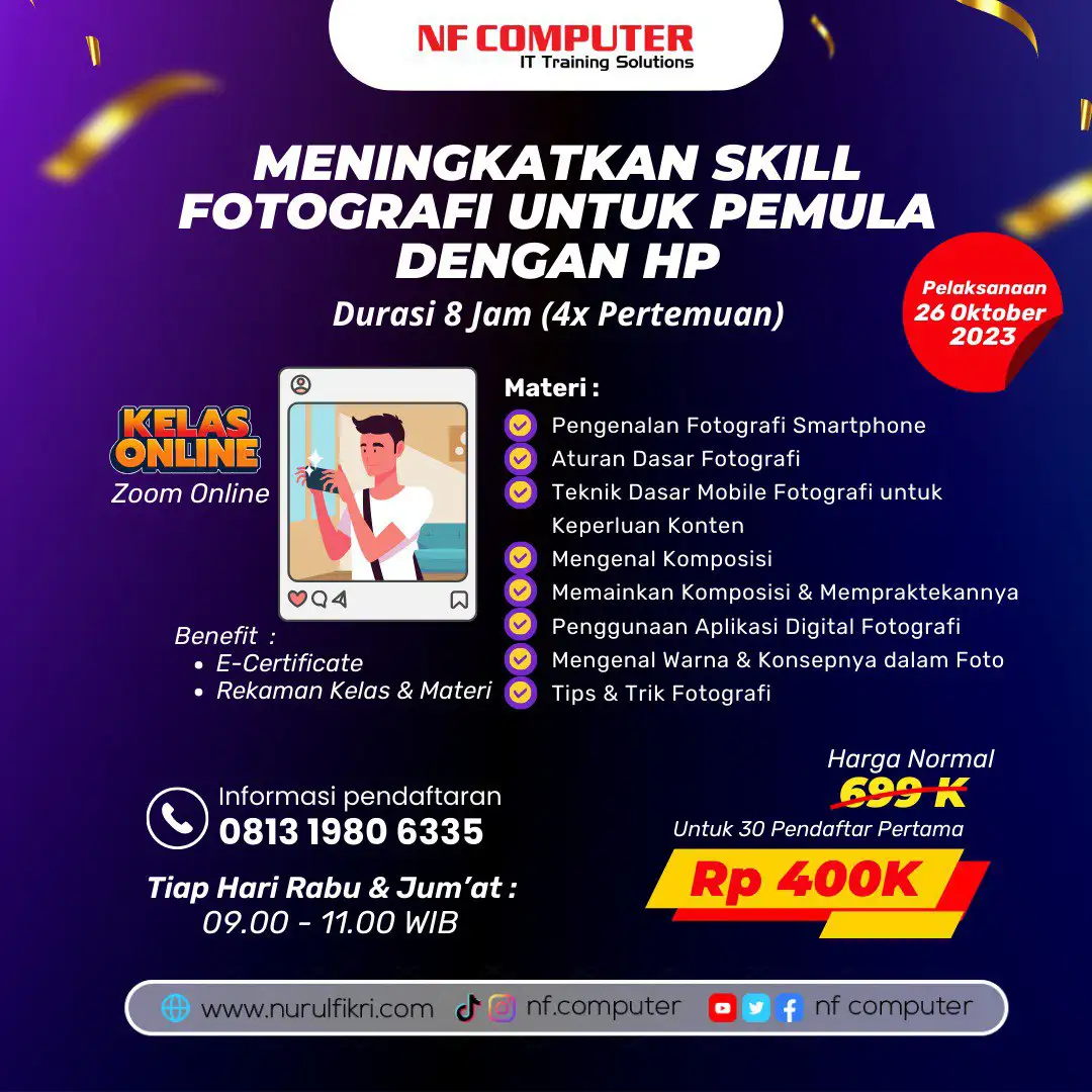 Fotografi untuk Pemula menggunakan HP