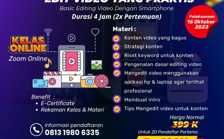  Edit Video dengan Mudah Menggunakan Aplikasi CapCut – Kelas Online Zoom