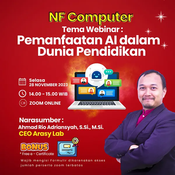 Webinar : Pemanfaatan AI dalam Dunia Pendidikan